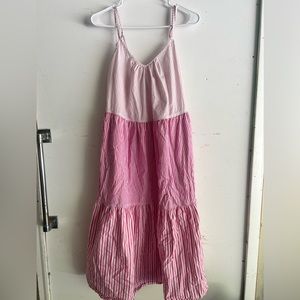 Free assembly pink maxi dress
